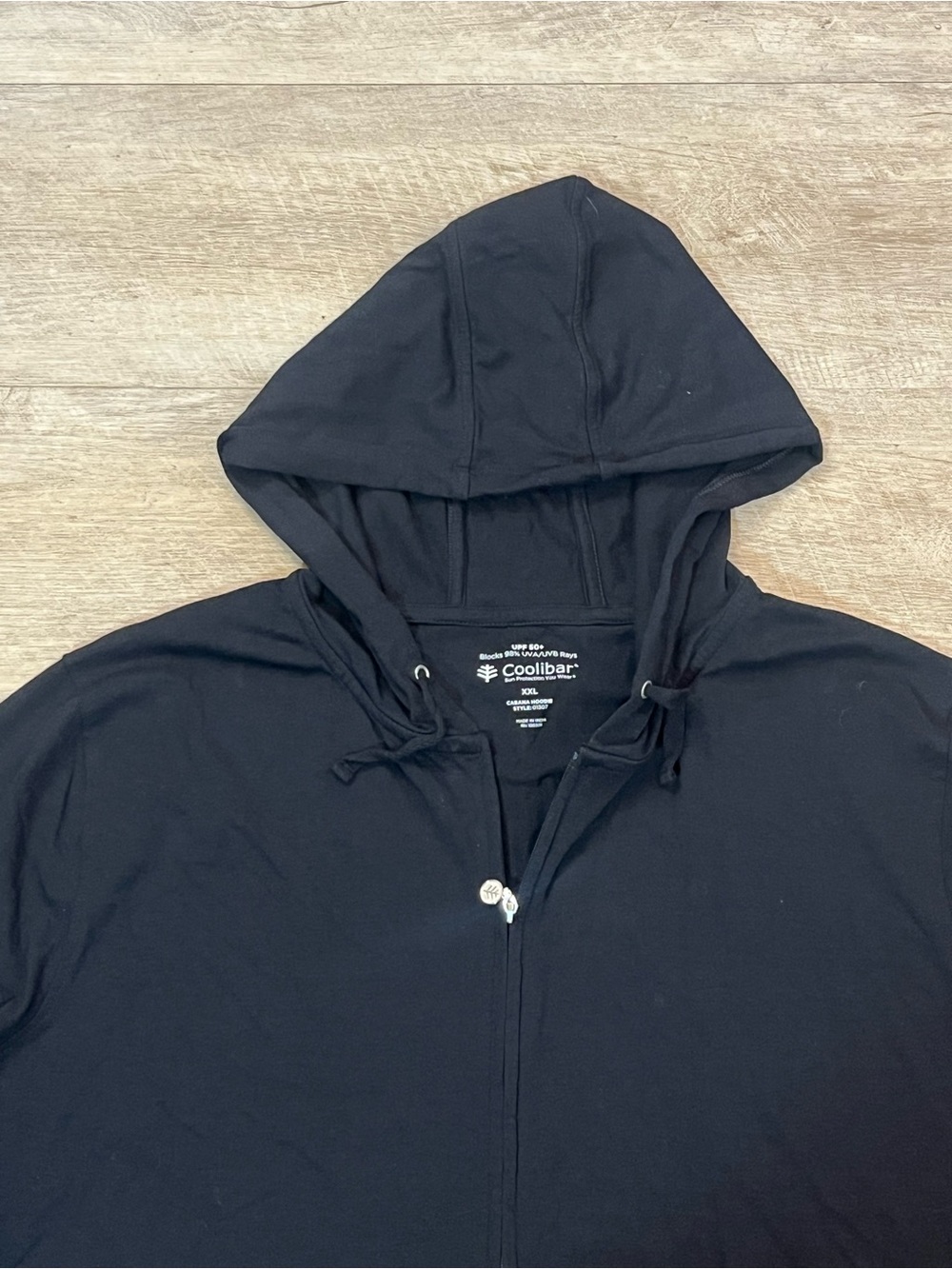 Coolibar Women’s UPF 50+ Black Long Cabana Hoodie Size XXL - Picture 7 of 11